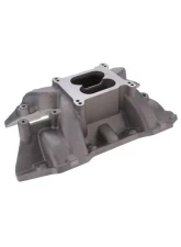 Top Street Performance Dual Plane Aluminum Intake Manifold Satin Chrysler  Mopar Big Block 361/383 /400 V8                                     - 87186 - Image 2