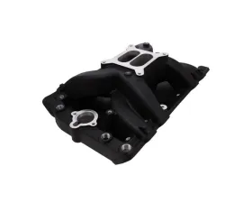 Top Street Performance Dual Plane Air Gap Aluminum Intake Manifold Black Oldsmobile Big Block V8 Engines