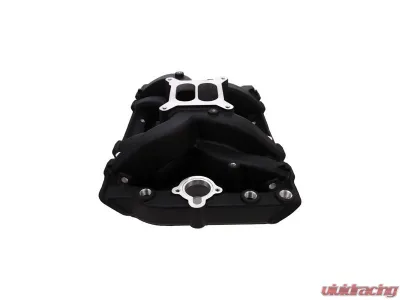 Top Street Performance Dual Plane Air Gap Aluminum Intake Manifold Black Oldsmobile Big Block V8 Engines - 87551BK