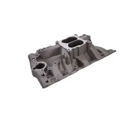 Top Street Performance Dual Plane Polished Aluminum Intake Manifold Satin Oldsmobile Small Block V8 Engines 1968-1980