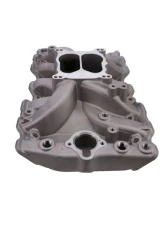 Top Street Performance Dual Plane Polished Aluminum Intake Manifold Satin Oldsmobile Small Block V8 Engines 1968-1980                                     - 87111 - Image 2