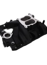 Top Street Performance Dual Plane Aluminum Intake Manifold Black Pontiac V8 326-455 Engines                                     - 87156BK - Image 3