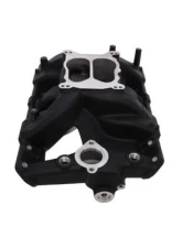 Top Street Performance Dual Plane Aluminum Intake Manifold Black Pontiac V8 326-455 Engines                                     - 87156BK - Image 2