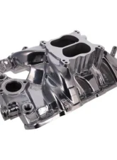 Top Street Performance Dual Plane Aluminum Intake Manifold Polished Pontiac V8 326-455 Engines                                     - 87156P - Image 3
