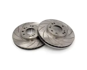 ROFU Max Street Friction Slotted 30mm Front Rotors 4 & 5 Lug Pair Nissan 300ZX Z32