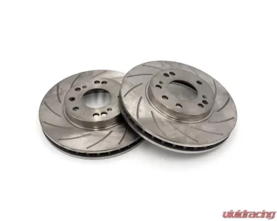 ROFU Max Street Friction Slotted 30mm Front Rotors 4 & 5 Lug Pair Nissan 300ZX Z32 - MX31032-Pair