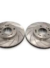 ROFU Max Street Friction Slotted 30mm Front Rotors 4 & 5 Lug Pair Nissan 300ZX Z32                                     - MX31032-Pair - Image 2