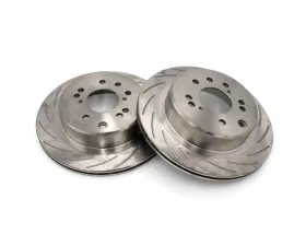 ROFU Max Street Friction Slotted Rear Rotors 4 & 5 LugPair Nissan 300ZX Z32