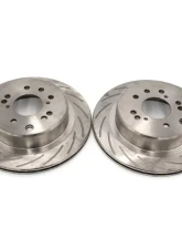 ROFU Max Street Friction Slotted Rear Rotors 4 & 5 LugPair Nissan 300ZX Z32                                     - MX32032-Pair - Image 2