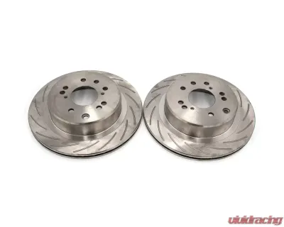 ROFU Max Street Friction Slotted Rear Rotors 4 & 5 LugPair Nissan 300ZX Z32 - MX32032-Pair