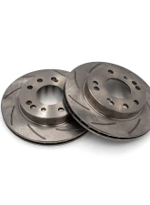 ROFU Max Street Friction Pair Slotted Front 4 & 5 Lug Rotors Nissan 240SX S13 | S14                                     - MX31024-Pair - Image 4