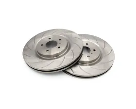 ROFU Max Street Friction Pair Slotted Front Rotors Nissan 370Z Sport Z34 | Infiniti G37