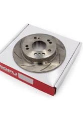 ROFU Max Street Friction Pair Slotted Rear 4 & 5 Lug Rotors Nissan 240SX S13 | S14                                     - MX32024-Pair - Image 2