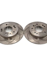 ROFU Max Street Friction Pair Slotted Rear 4 & 5 Lug Rotors Nissan 240SX S13 | S14                                     - MX32024-Pair - Image 3