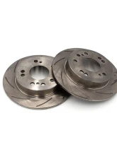 ROFU Max Street Friction Pair Slotted Rear 4 & 5 Lug Rotors Nissan 240SX S13 | S14                                     - MX32024-Pair - Image 4