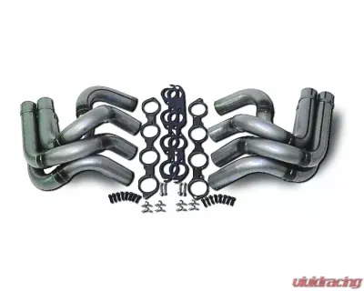 Dynatech 2.250-2.375 Without Collectors Header Kit Drag Race Dragster BBC Bare Steel - 760-92410