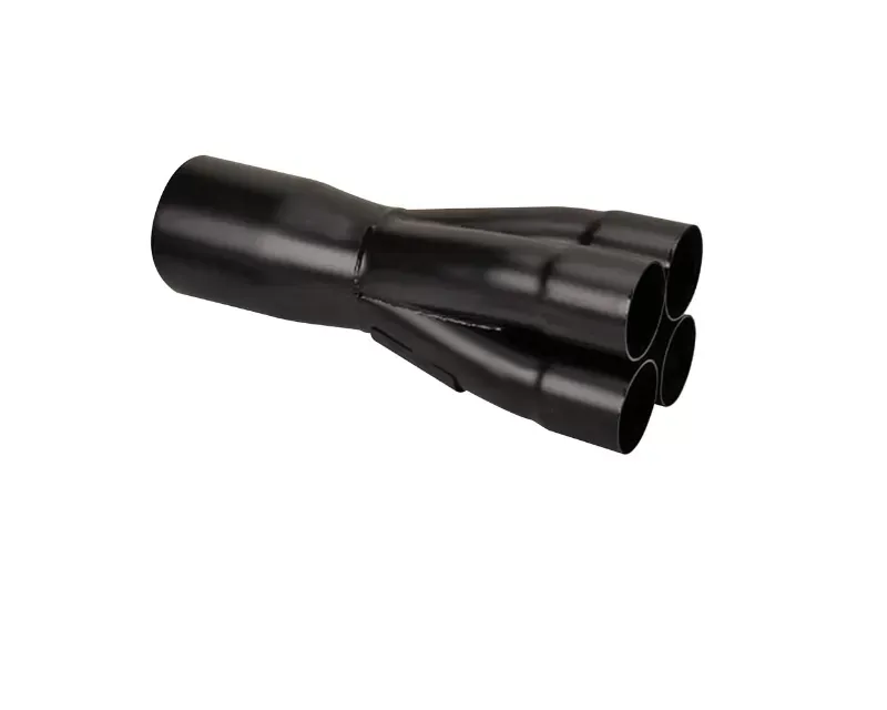 Dynatech Exhaust Header Collector Merge Style 2.50 Inch Inlet 4.50 Inch Outlet Mild Steel - 780-03510