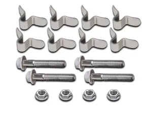 Dynatech U Tab Kit Includes 8 Tabs And 4 Bolts 304 Stainless Steel
