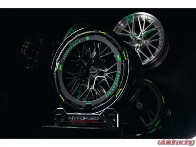MV Forged Aero+ AR13 Wheel Satin Jet Black - AERO+ V2 3-Piece