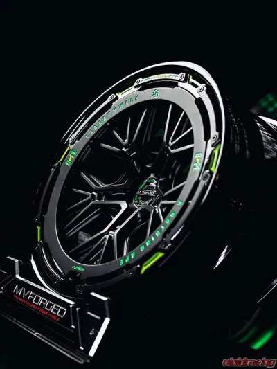 MV Forged Aero+ AR13 Wheel Satin Jet Black - AERO+ V2 3-Piece