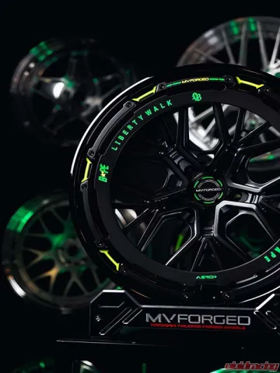 MV Forged Aero+ AR13 Wheel Satin Jet Black - AERO+ V2 3-Piece