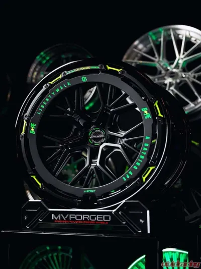 MV Forged Aero+ AR13 Wheel Satin Jet Black - AERO+ V2 3-Piece