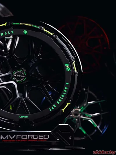 MV Forged Aero+ AR13 Wheel Satin Jet Black - AERO+ V2 3-Piece