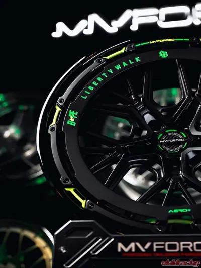 MV Forged Aero+ AR13 Wheel Satin Jet Black - AERO+ V2 3-Piece