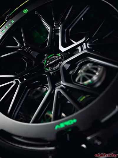 MV Forged Aero+ AR13 Wheel Satin Jet Black - AERO+ V2 3-Piece