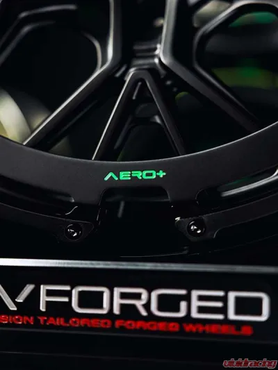 MV Forged Aero+ AR13 Wheel Satin Jet Black - AERO+ V2 3-Piece