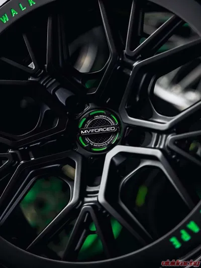 MV Forged Aero+ AR13 Wheel Satin Jet Black - AERO+ V2 3-Piece