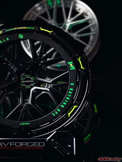 MV Forged Aero+ AR13 Wheel Satin Jet Black - AERO+ V2 3-Piece
