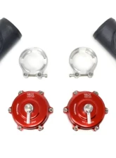 STM Upper Blow Off Valve Pipes with Red TiAL Q Speed Density Nissan R35 GT-R 2009-2020                                     - STM-GTR-BOVP-Q-RD - Image 4