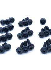 STM Tuned Dress Up Bolts Titanium Valve Black Cover Kit (Stage 2) Mitsubishi Evo 8 | 9 2003-2006                                     - DUB-MIT-007-Ti-BLK - Image 2