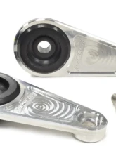 STM Tuned 1G DSM Billet Anodized Black Brackets Mitsubishi Eclipse | Eagle Talon | Plymouth Laser 1990-1994                                     - STM-1G-RBK-BK - Image 3