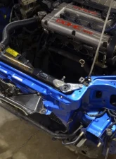 STM Tuned 1G DSM Billet Anodized Black Brackets Mitsubishi Eclipse | Eagle Talon | Plymouth Laser 1990-1994                                     - STM-1G-RBK-BK - Image 4