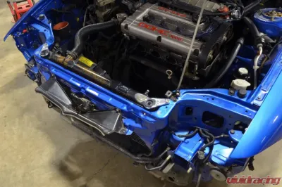 STM Tuned 1G DSM Billet Anodized Black Brackets Mitsubishi Eclipse | Eagle Talon | Plymouth Laser 1990-1994 - STM-1G-RBK-BK