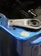 STM Tuned 1G DSM Billet Anodized Black Brackets Mitsubishi Eclipse | Eagle Talon | Plymouth Laser 1990-1994                                     - STM-1G-RBK-BK - Image 5