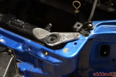 STM Tuned 1G DSM Billet Anodized Black Brackets Mitsubishi Eclipse | Eagle Talon | Plymouth Laser 1990-1994 - STM-1G-RBK-BK