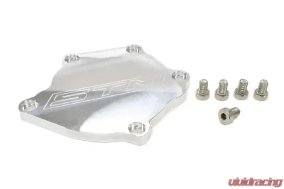 STM Tuned Water Pump Block Off Plate Mitsubishi Evo I / II / III / Eclipse | Eagle Talon 1992-1998 - STM-DSM7B-WPBO