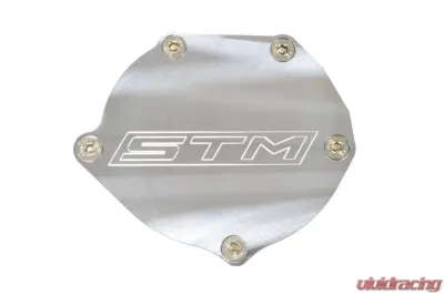 STM Tuned Water Pump Block Off Plate Mitsubishi Evo 1996-2002 - STM-EVO47-WPBO