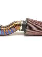 STM Tuned 3.5" Burned Blue No MAF Titanium SD Intake Mitsubishi Evolution VIII | IX 2003-2006                                     - STM-EVO89-INTK-TiB-35-SD-35 - Image 12