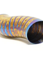 STM Tuned 3.5" Burned Blue No MAF Titanium SD Intake Mitsubishi Evolution VIII | IX 2003-2006                                     - STM-EVO89-INTK-TiB-35-SD-35 - Image 5
