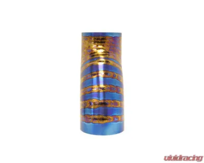STM Tuned 3.5" Burned Blue No MAF Titanium SD Intake Mitsubishi Evolution VIII | IX 2003-2006 - STM-EVO89-INTK-TiB-35-SD-35