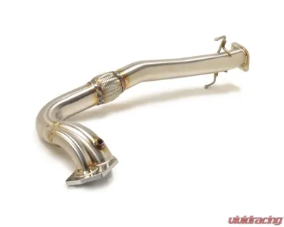STM Tuned O2 Downpipe Recirculated for OEM-Style Housing Mitsubishi Lancer Evo 7/8/9 2001-2006 - STM-EVO-O2DP-RC