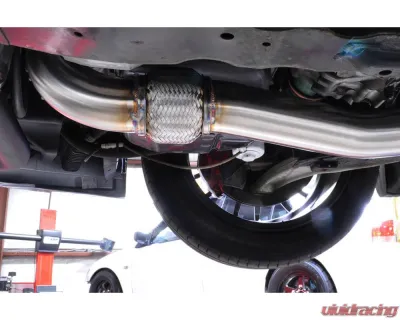 STM Tuned O2 Downpipe Recirculated for OEM-Style Housing Mitsubishi Lancer Evo 7/8/9 2001-2006 - STM-EVO-O2DP-RC