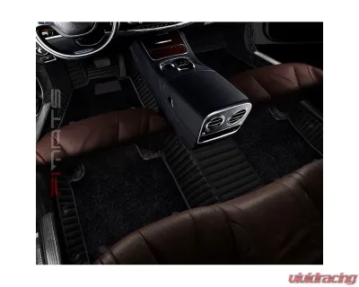 1992-2023 Lexus ES F1Mats Floor Mats Double Layer Stripe - F1-DLSBB-L-ES