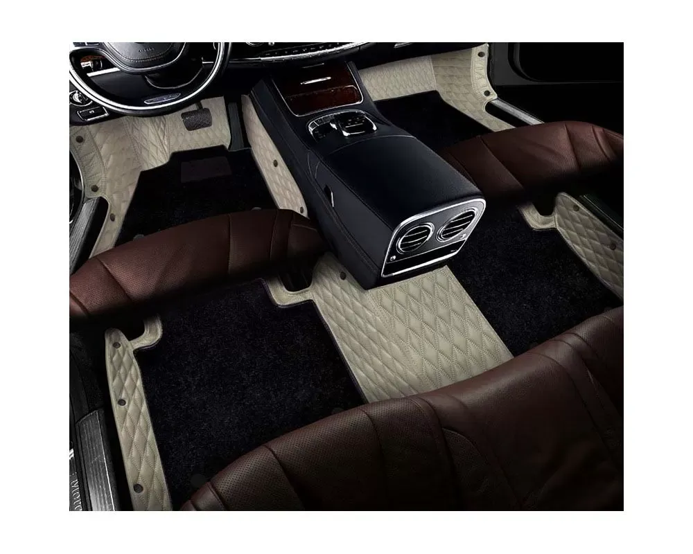 2016-2023 Audi Q7 F1Mats Floor Mats Double Layer Diamond - F1-DLDFBB-A-Q7