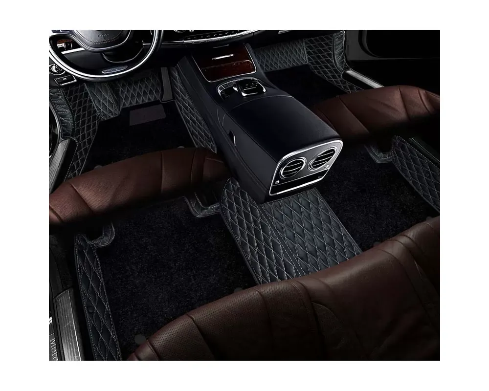 2006-2010 Hummer H3 F1Mats Floor Mats Double Layer Diamond - F1-DLDBWB-HU-H3