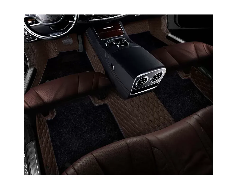 2006-2023 Mercedes-Benz S-Class F1Mats Floor Mats Double Layer Diamond - F1-DLDEB-MB-SC